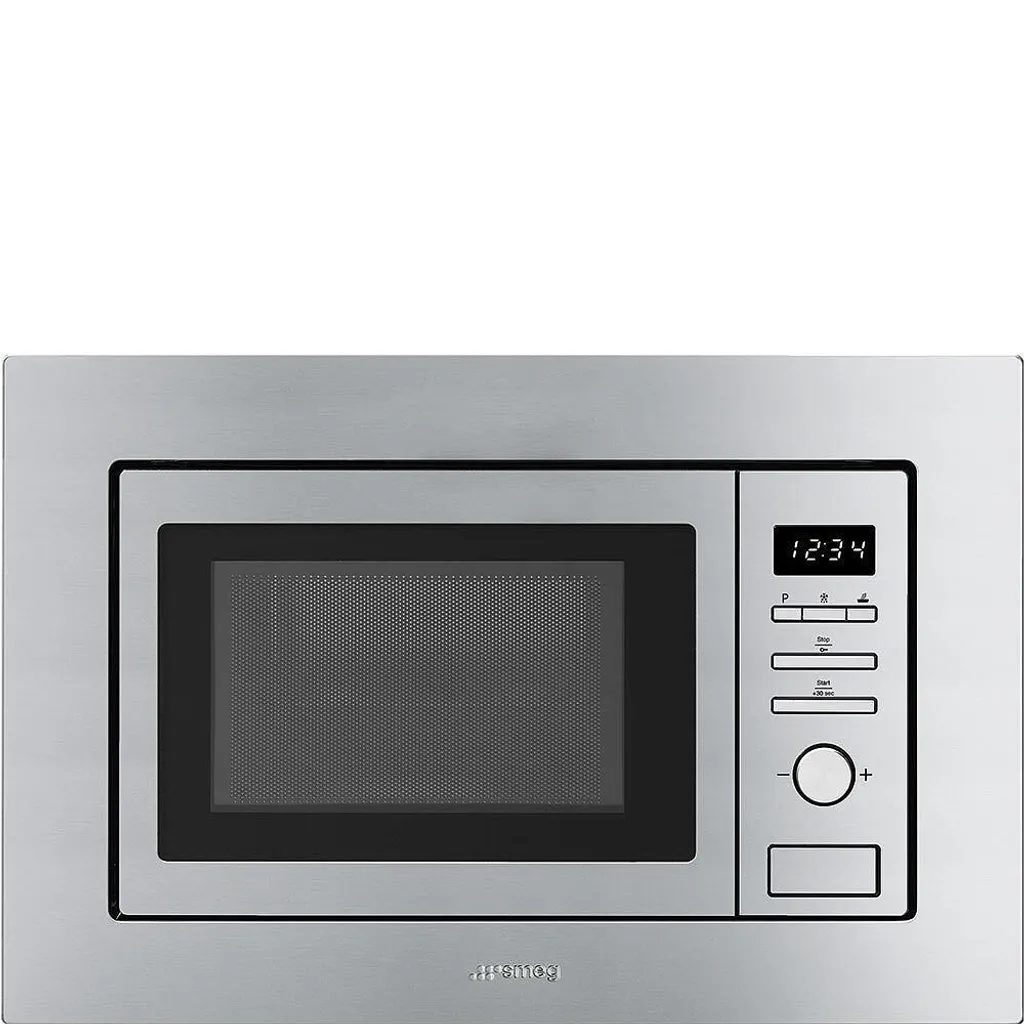 Four Micro-ondes Encastrable Smeg pour Cuisine Équipée Gris 20L