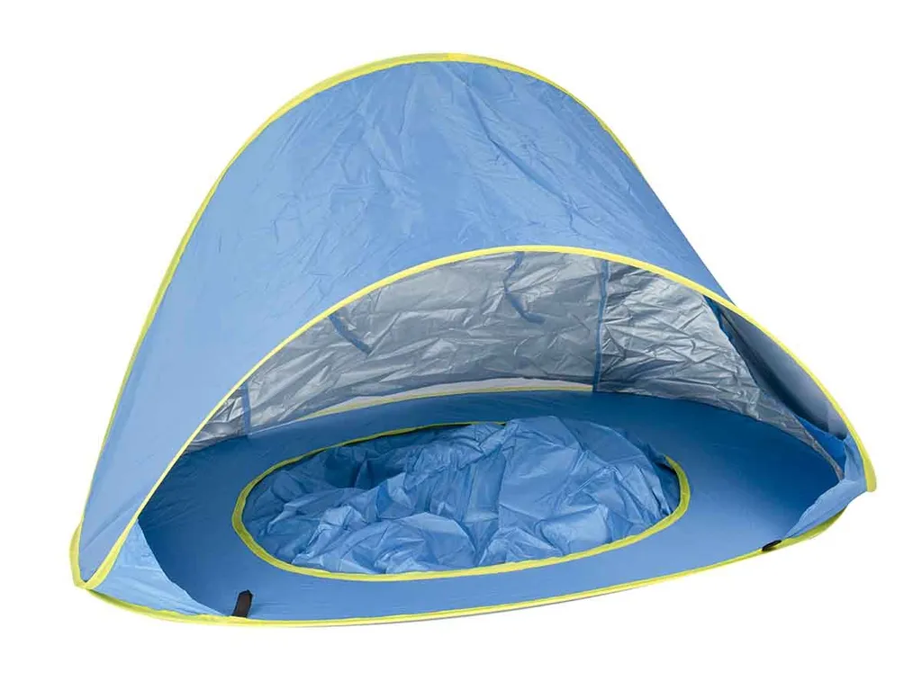 Tente de plage Aga contre la chaleur : Abri UV bébé avec pataugeoire - 12