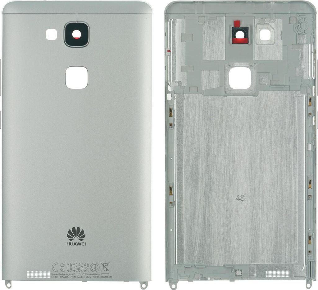 Gehäuse Backcover für Huawei Mate 7, silber