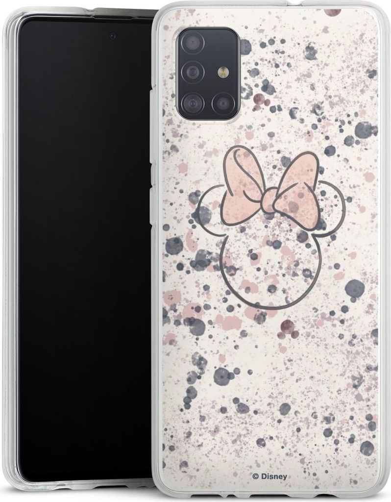 DeinDesign Handyhülle für Samsung Galaxy A51 Silikon Hülle Case Smartphone Schutzhülle Disney Minnie Mouse Wasserfarbe