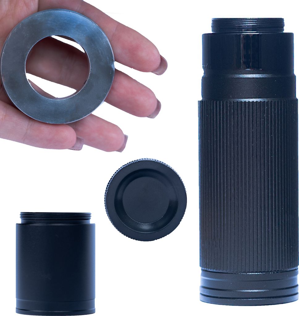 Objektiv für Digitalmikroskop ODM-130X Planets PRO – 130x Zoom | C-Mount 25mm | Arbeitsabstand 50-350mm | Präzise 3D-Bildgebung