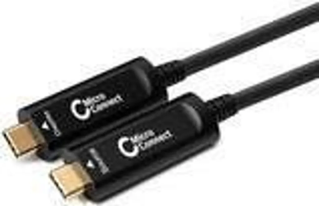 Câble Optique USB-C 15m Premium Haute Vitesse pour Transfert de Données