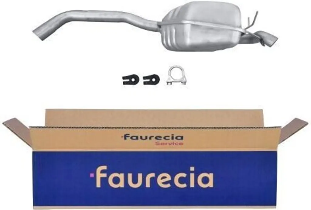 Silencieux d'échappement HELLA anti-corrosion pour Safrane I 7700821148