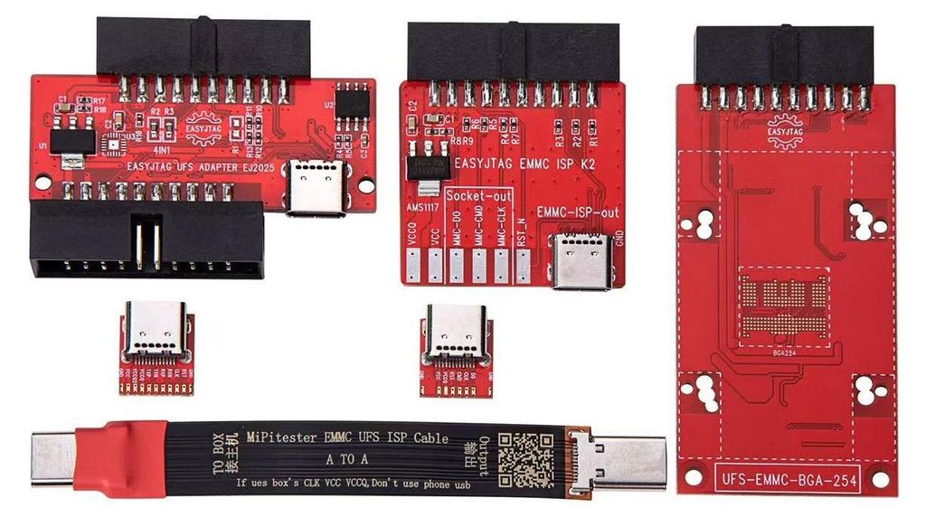 UFS eMMC ISP-Adapter für Z3X Easy Jtag Plus Box (mit Produktbild 