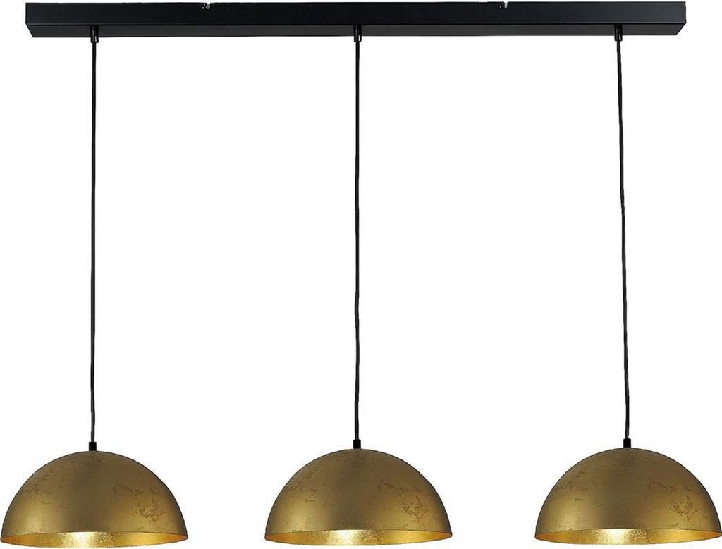 masterlight Pendelleuchte Larino G&S 3-flammig Stahl Produktbild 