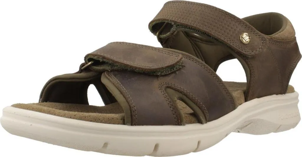 Sandales de Randonnée en Cuir Vert Panama Jack Sanders C21 Homme