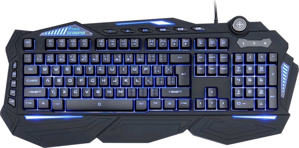 Gaming-Tastatur C-TECH Skorpion V2 (GKB-119), zum Spielen, Produktbild 