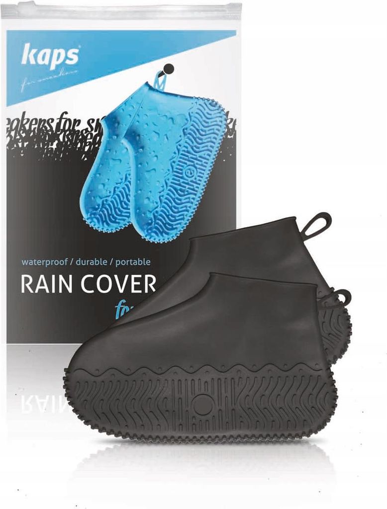 Wasserdichte Stiefelschützer Größe S - Kaps Rain Cover - Schwarz