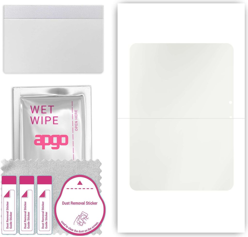 apgo Hydrogel Schutzfolie, Matt, kompatibel mit Vivo Pad2, flexibele Displayschutzfolie, Folie mit Positionierhilfe, Anti-Fingerprint, kratzfest, e...