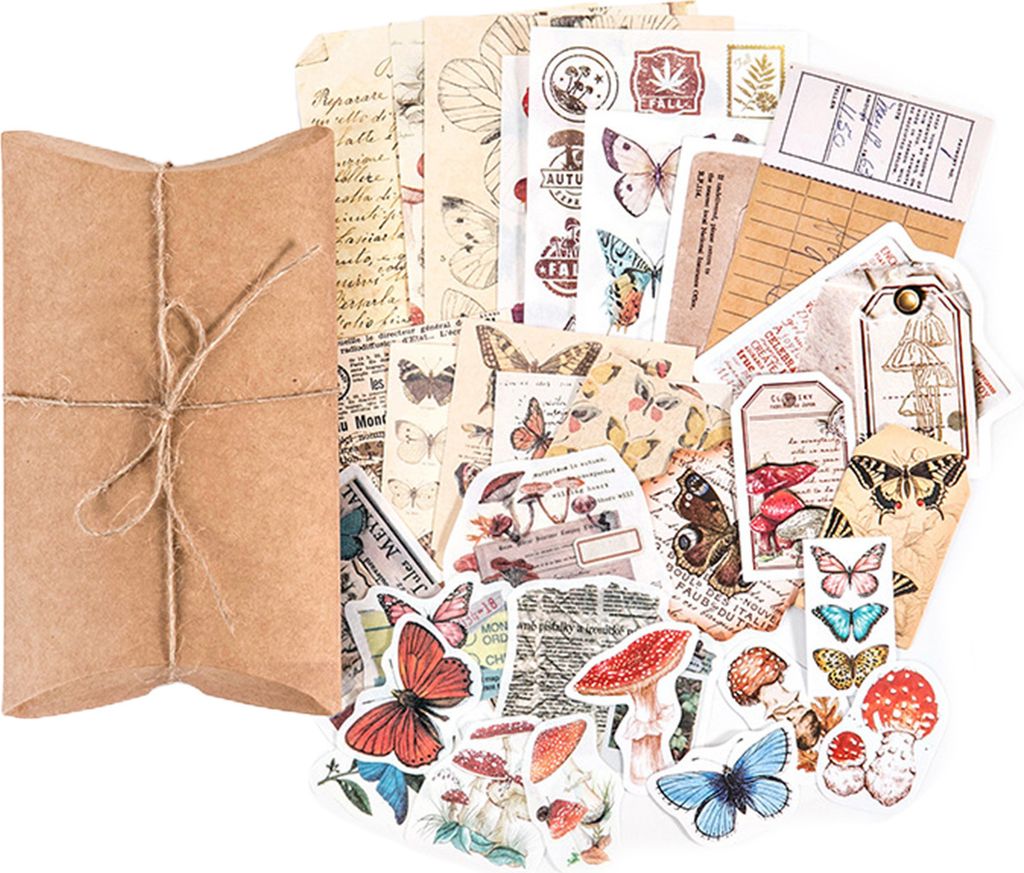 Scrapbook-Aufkleber-Set, exquisites Muster, vielseitig verwendbar, ästhetische Vintage-Aufkleber, DIY-Papier, Journaling, Scrapbooking-Zubehör-Set