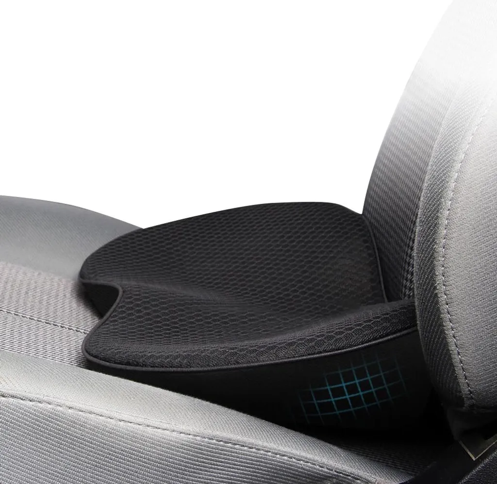 Surélévateur de siège auto ergonomique et épais pour confort lombaire