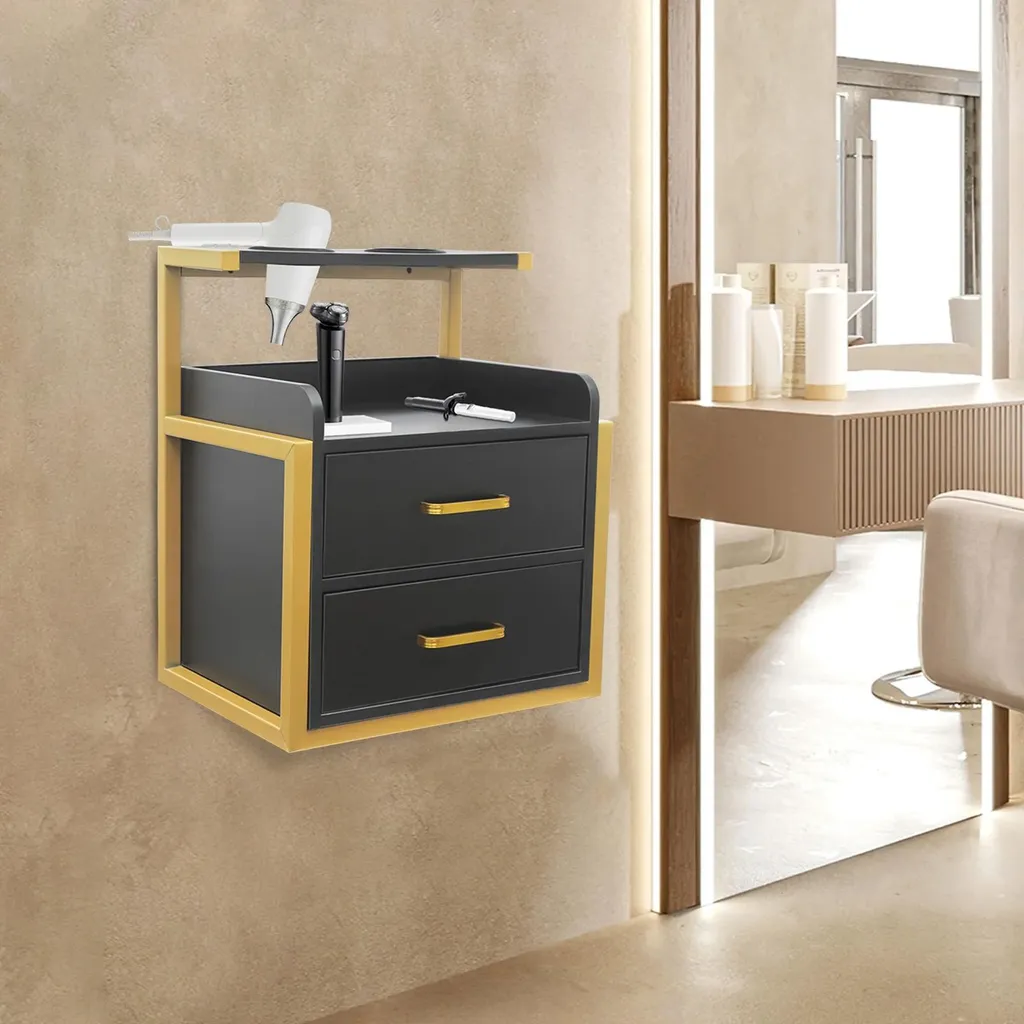 Meuble indépendant robuste avec structure métallique et bois MDF