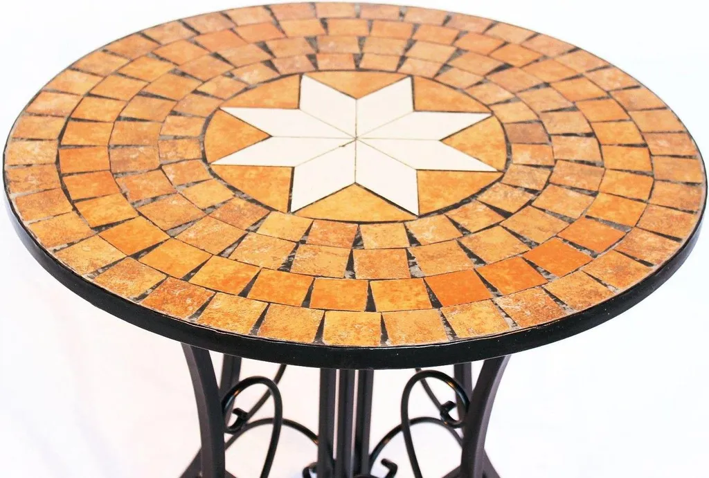 Table de Bistrot Mosaïque pour Balcon et Terrasse Déco Méditerranée