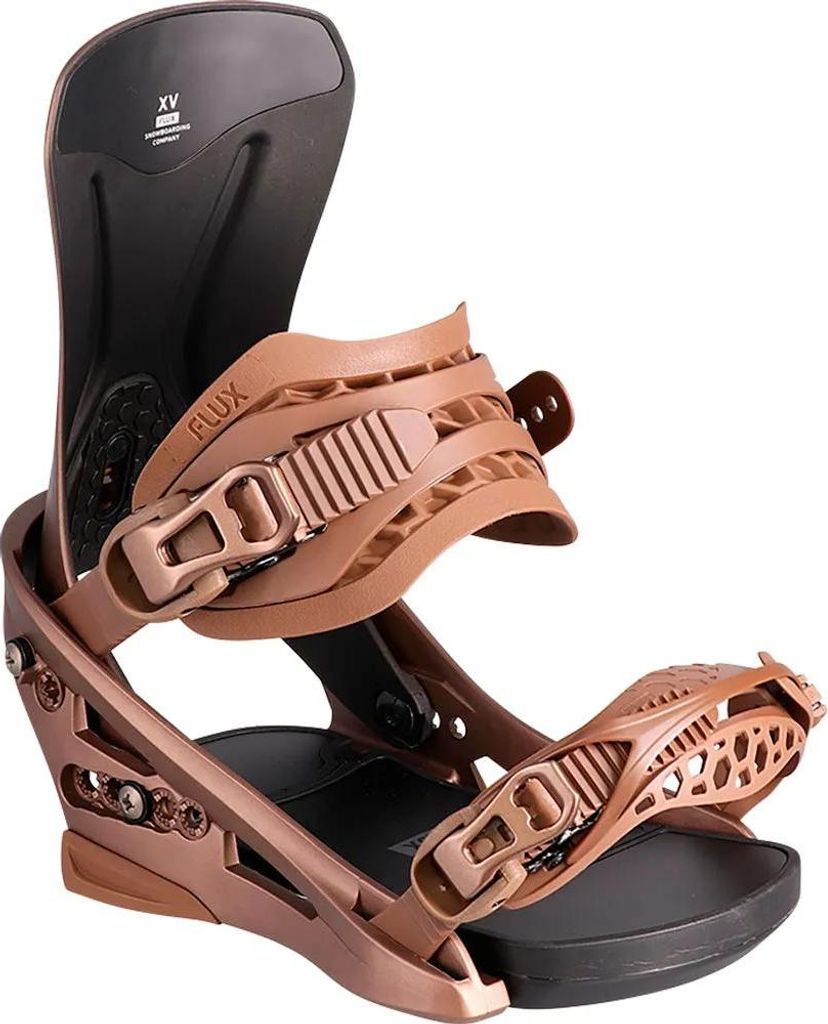 Flux Snowboardbindung M Super Carbon Blend für High-Level Carving, 50% leichter, Flaschenöffner