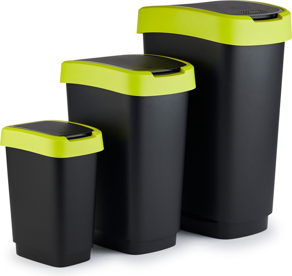 Rotho Abfalleimer 50 L Twist - Swingeimer 40,1 x 29,8 x Produktbild 5