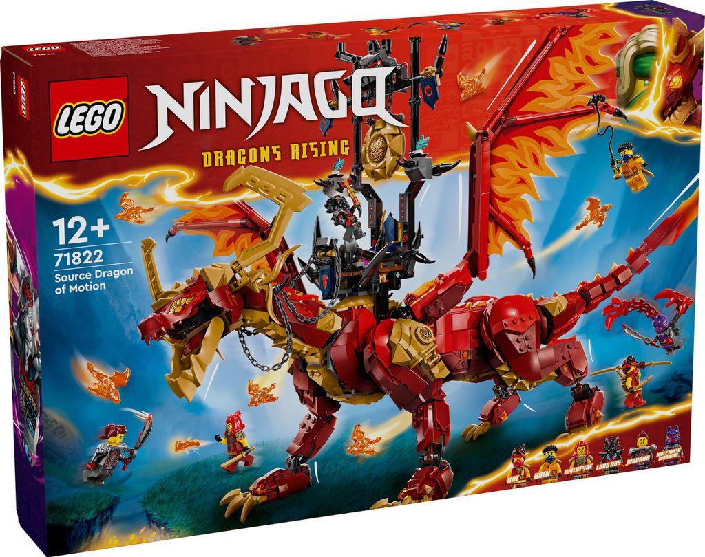 LEGO NINJAGO Smoczyca źródła ruchu, Figurka do Zbudowania, Zdjęcie produktu 12