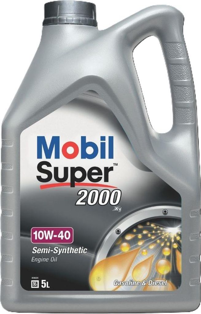 MOBIL Super 2000 X1 für 10W-40 5 Liter Motoröl Motorenöl Teilsynthetisch 501 01 229.1 505 00 Öl