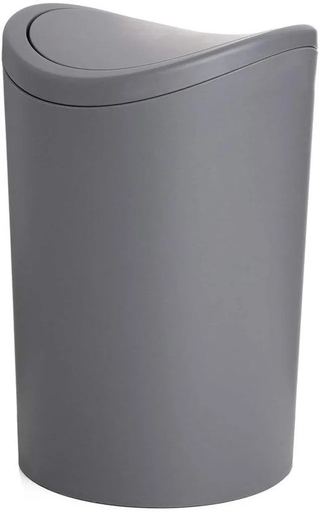 Siphon de baignoire gris 6 litres avec couvercle à charnière amovible