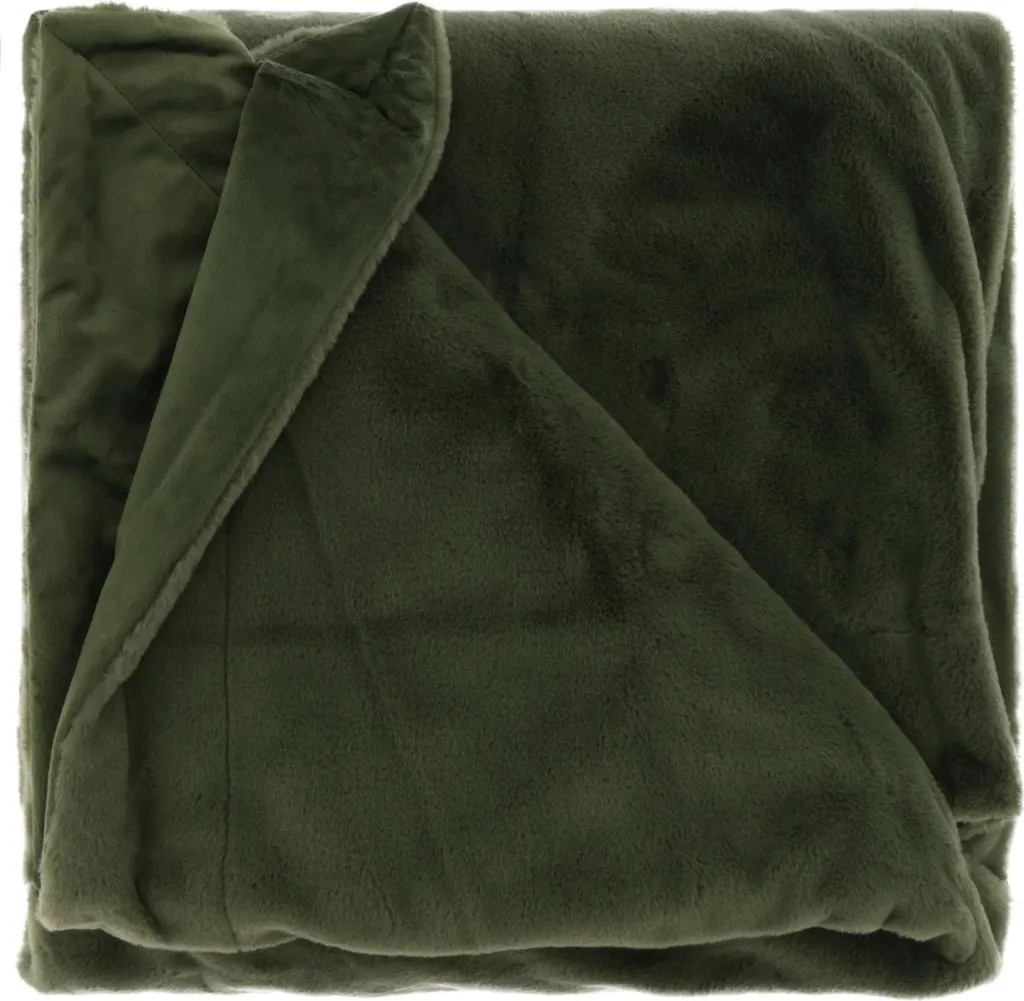Unique Living - Plaid Klaas 150x200cm Verde Inverno