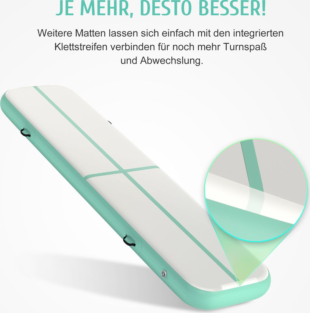 Crenex 400X100X20CM nafukovací gymnastická podložka Air Mat Obrázek produktu 22