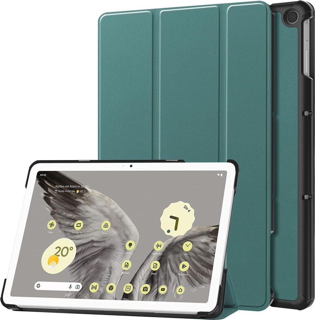 Smart Cover für das Google Pixel Tablet 11.0 Tablet Schutzhülle Tasche Hülle Stand Case aufstellbar in Grün