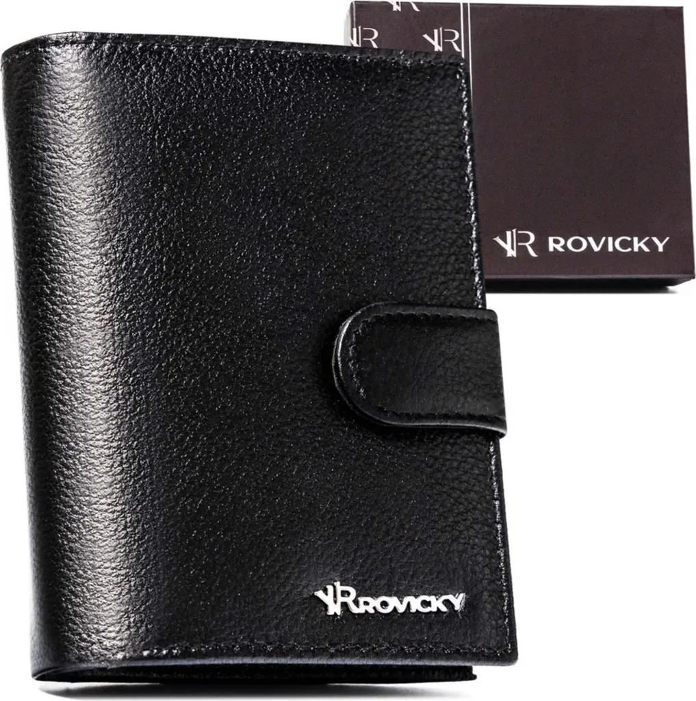 Portefeuille Cuir Rovicky RN4LPDM Idéal pour Ranger Cartes et Pièces d'Identité
