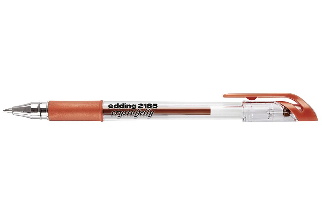 Edding 4-2185055, Clip, Stick-Kugelschreiber, Orange, 1 Produktbild 