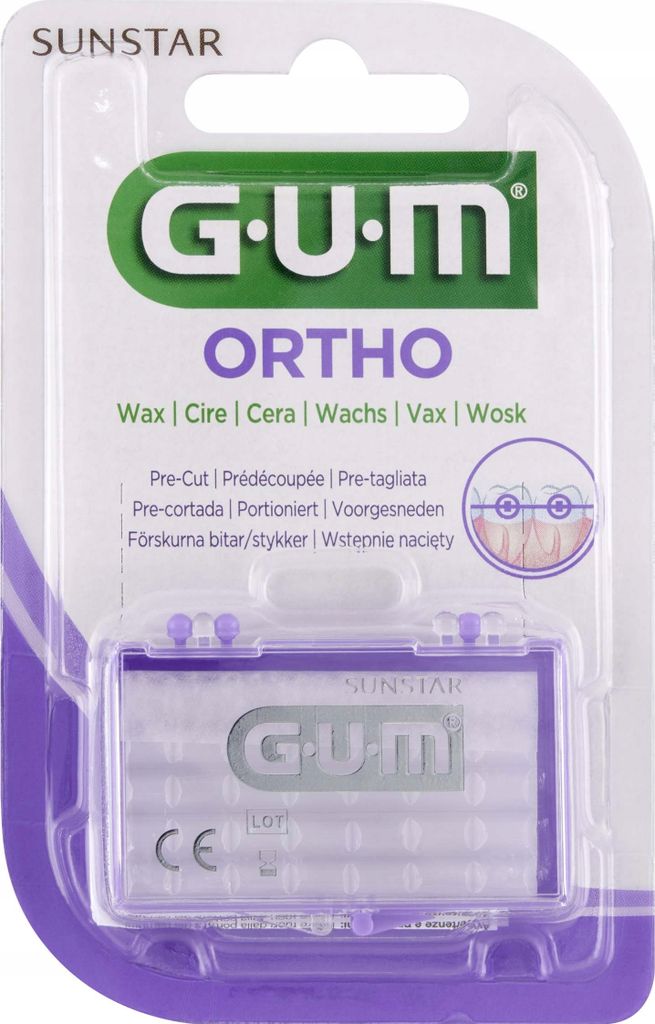 Sunstar GUM, Wosk ortodontyczny 723, 1 sztuka Zdjęcie produktu 