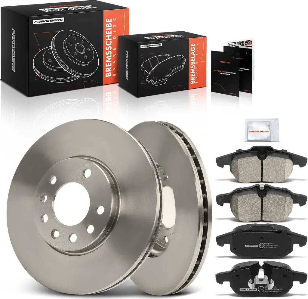 Jeu de Disques de Frein et Plaquettes Avant pour Opel Vectra C et Signum V6