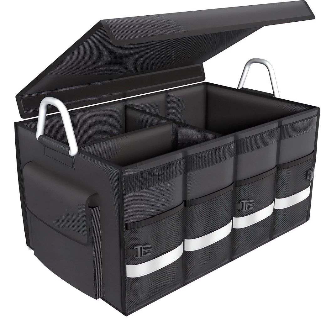 Verk 10093 Organizzatore per baule auto 60 l nero Immagine del prodotto 