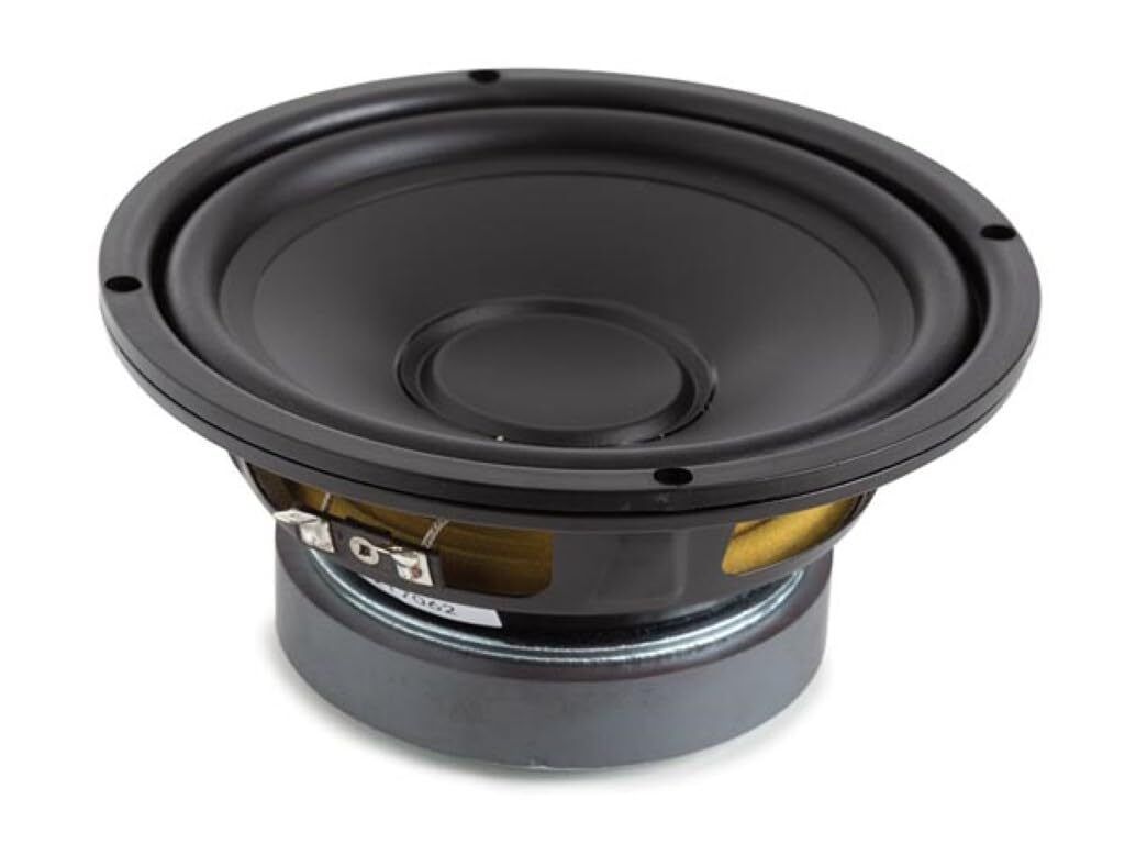 HQ-Power Lautsprecher, Subwoofer, 6.5, Leistung 250 W/125 W RMS, Impedanz 8 Ω, Schwarz