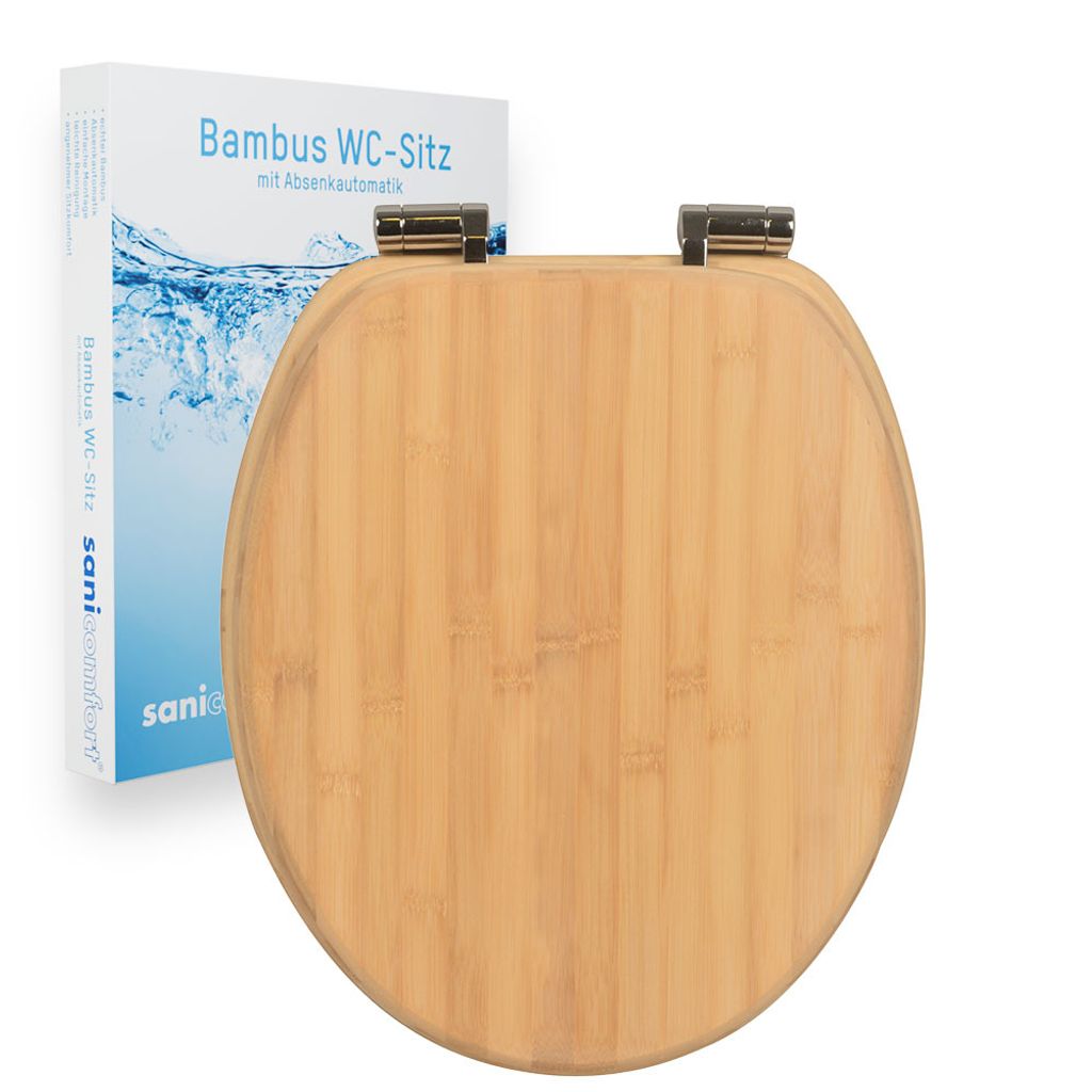 sanicomfort Bambus WC-Sitz Mit Absenkautomatik – Produktbild 