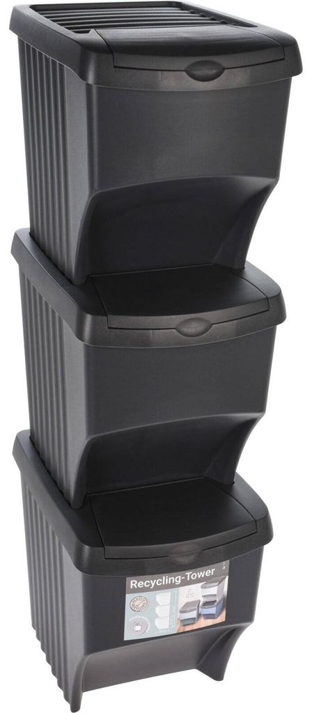 Mülltrennungskörbe für die Küche, 3er-Set Produktbild 