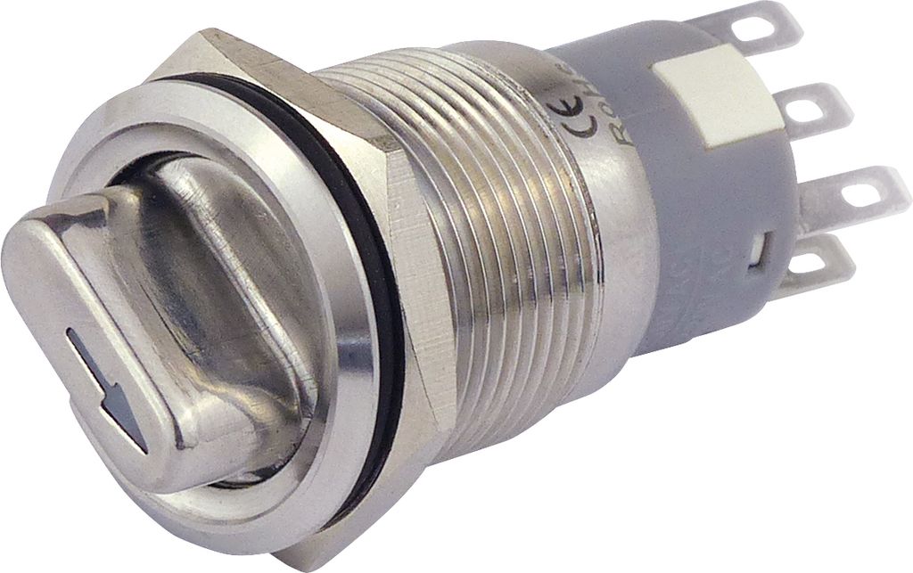 Blanko 207041 Drehschalter Metall 19 mm Schliesser, 1 x Produktbild 