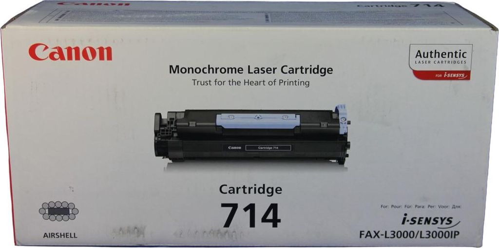 Canon 714 - Schwarz - original - Tonerpatrone Produktbild 