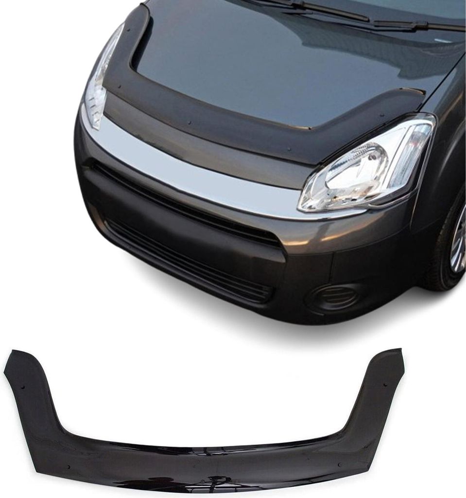 Motorhaube Deflektor Insekten für Citroen Berlingo Partner Tepee 2008-20 Dunkel