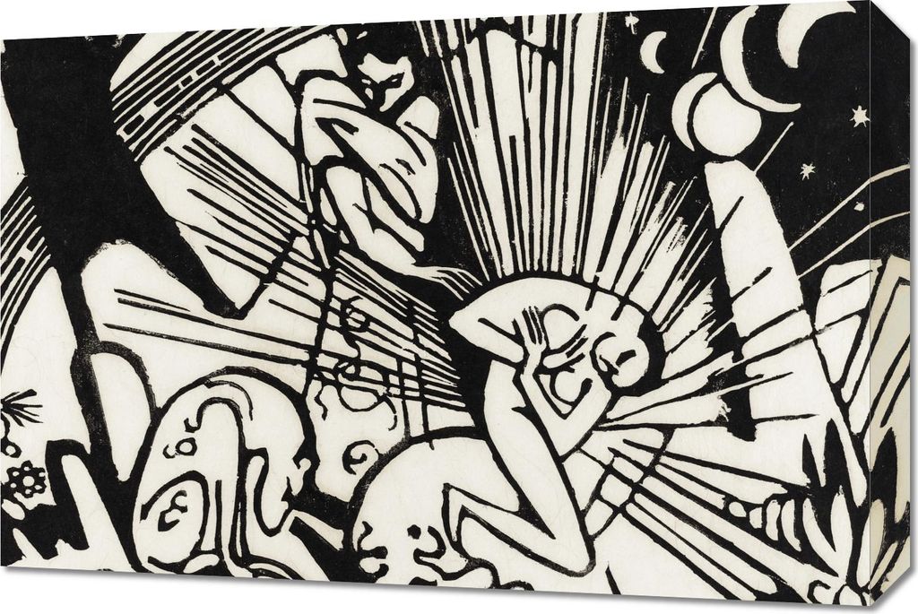 Bild 60x40cm Versöhnung, Marc Vintage für das Wohnzimmer