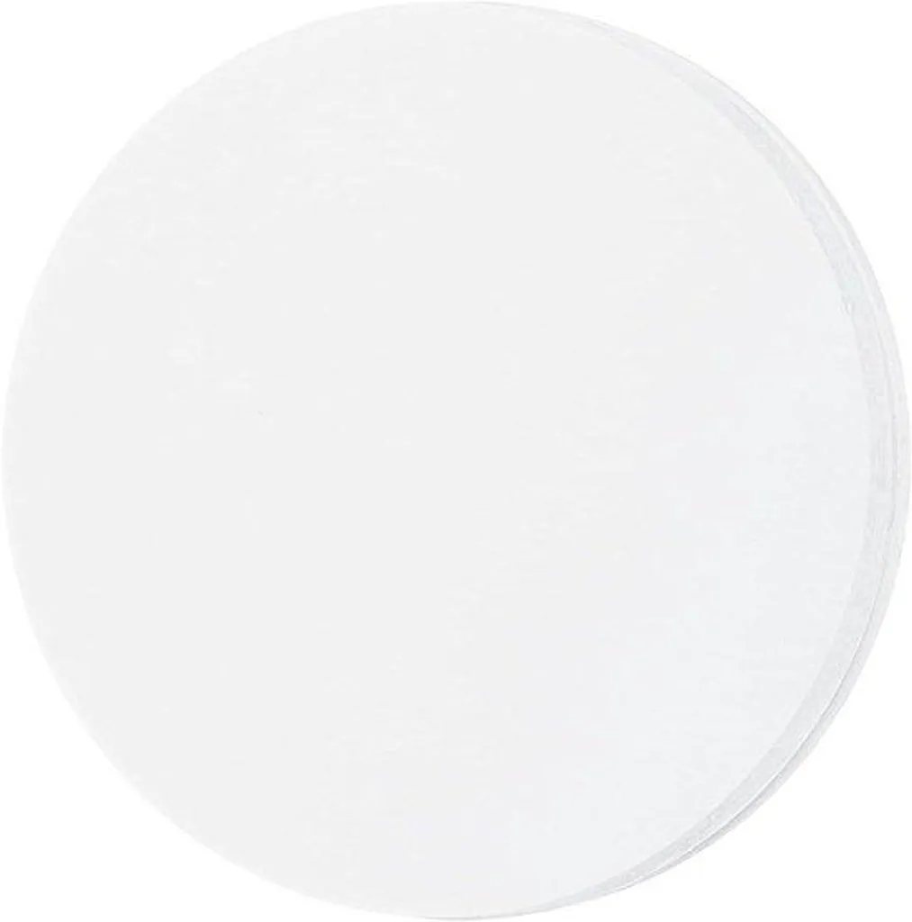 Cercle décoratif en papier dentelle blanc 20 cm - Finition ajourée DIY