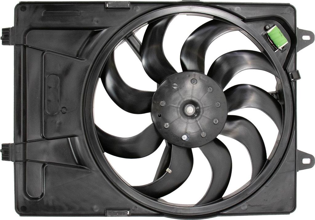 Kühlerlüfterzarge mit Motor mit Klima 51917054