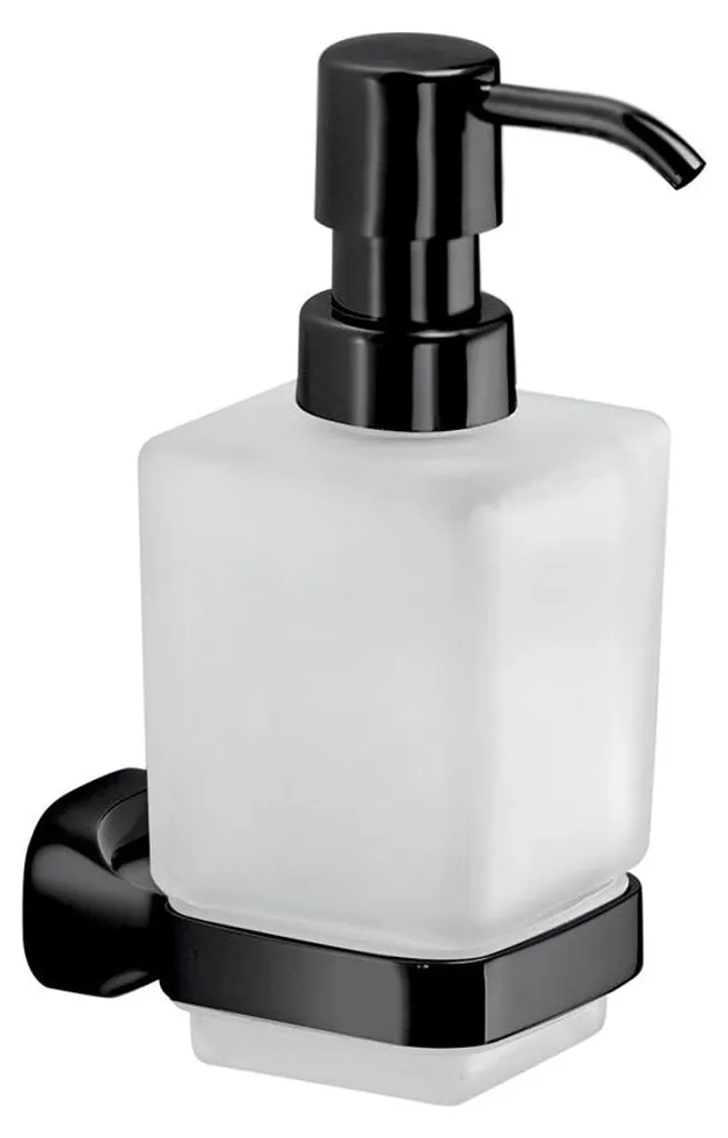 Distributeur avec bec verseur inox Stelvio finition noir et blanc chic