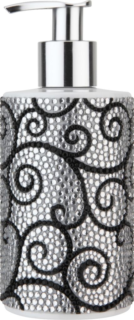 VIVIAN GRAY 3089 Seifenspender mit Creme-Seife Diamonds, grüner Tee mit Zitrusnoten, weiß (250 ml)