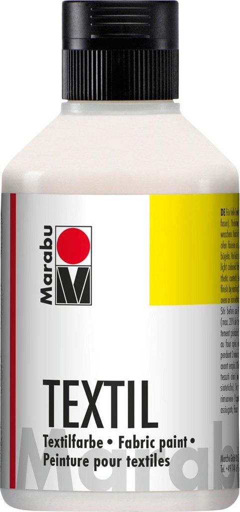 Marabu 17160013070, Weiß, Textilfarbe, Flüssigkeit, 250 ml, 1 Stück(e)
