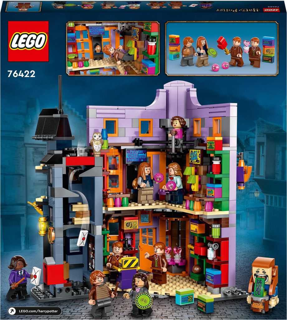 LEGO 76422 Harry Potter Winkelgasse: Weasleys Zauberhafte Produktbild 8