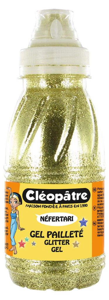 Cleopatre GP250-872, Gold, Glitzerposterfarbe, 250 ml, 1 Produktbild 