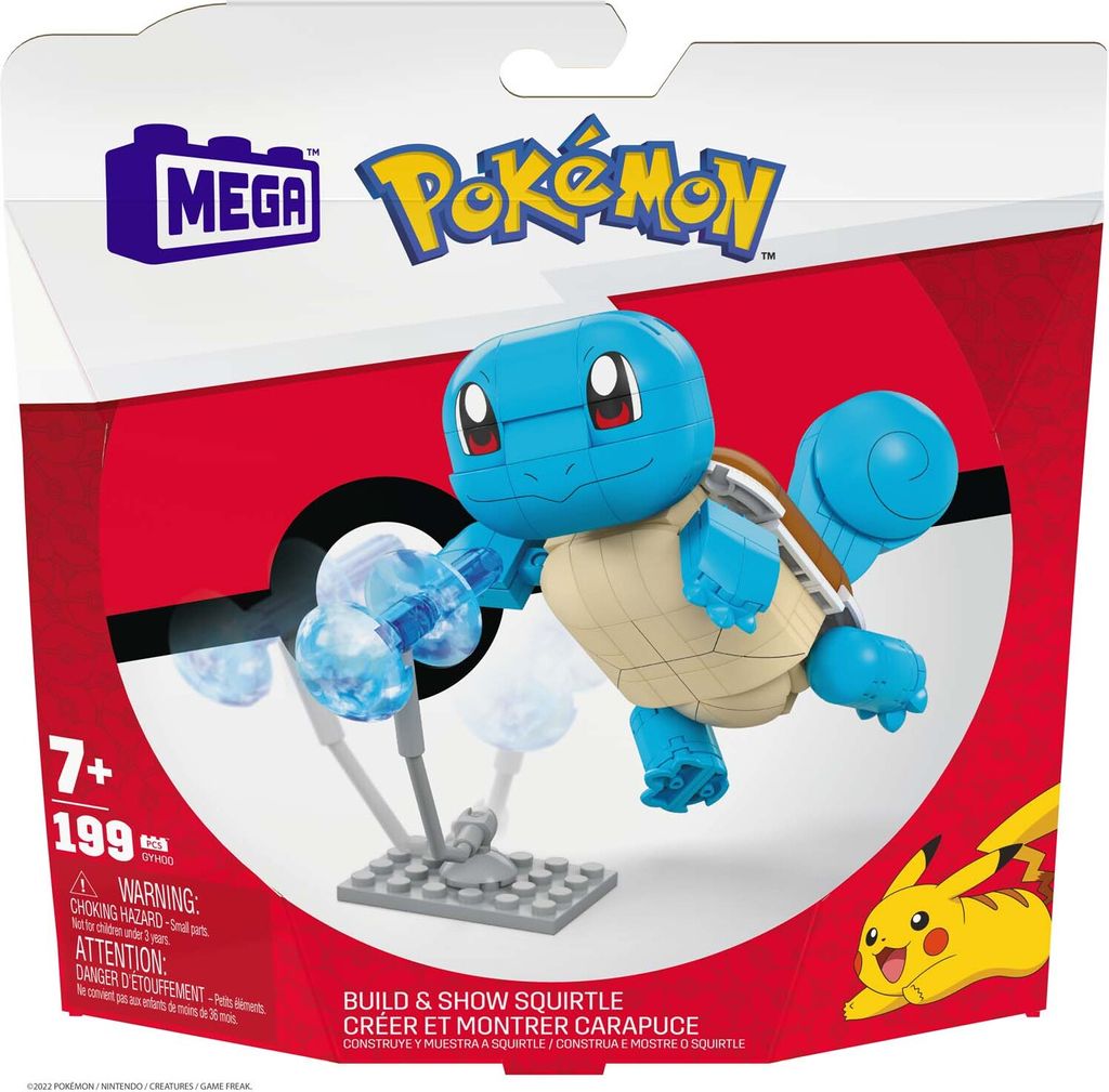 Pokémon bouwsetspeelgoed: Build & Show Schiggy voor Productafbeelding 