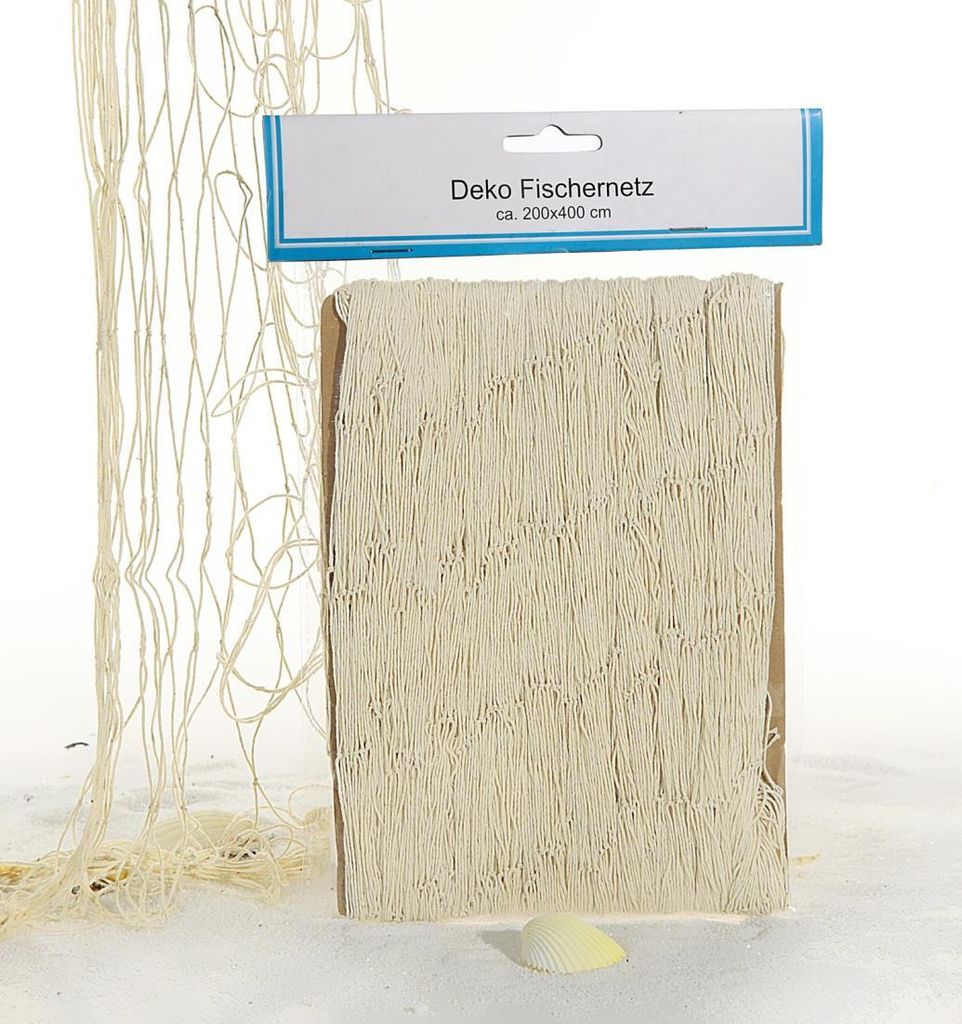Deko Fischernetz für maritime Deko 200 x 400 cm Produktbild 5
