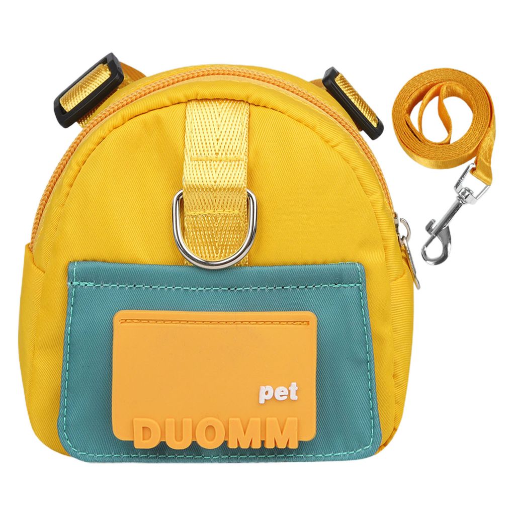 1 Set Haustier-Rucksack mit großer Kapazität, zwei Traktionsringe, Haustier-Outdoor-Tasche für Hunde mit Traktionsseil, Haustier-Zubehör