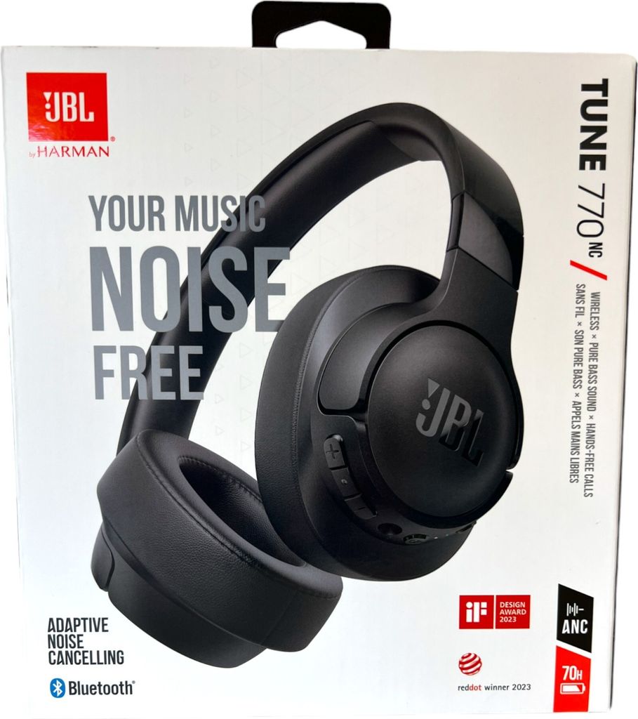 JBL TUNE 770NC - Kopfhörer mit Mikrofon - ohrumschließend - Produktbild 