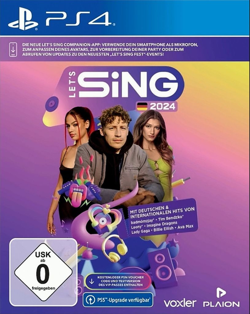 Let's Sing 2024 PS4-Spiel Produktbild 
