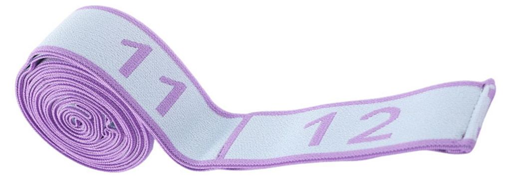 Yoga-Stretchband mit 12 Schlaufen für Fuß- und Wadendehnung, geeignet für Männer und Frauen, Heimtraining, Übungen, Physiotherapie, Widerstand...